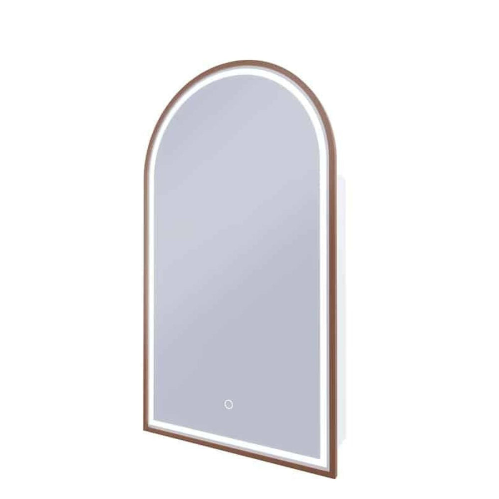 REMER BLANCA CUSTOM COLOURS FRAMED WHITE LED SHAVING CABINET 504X904MM