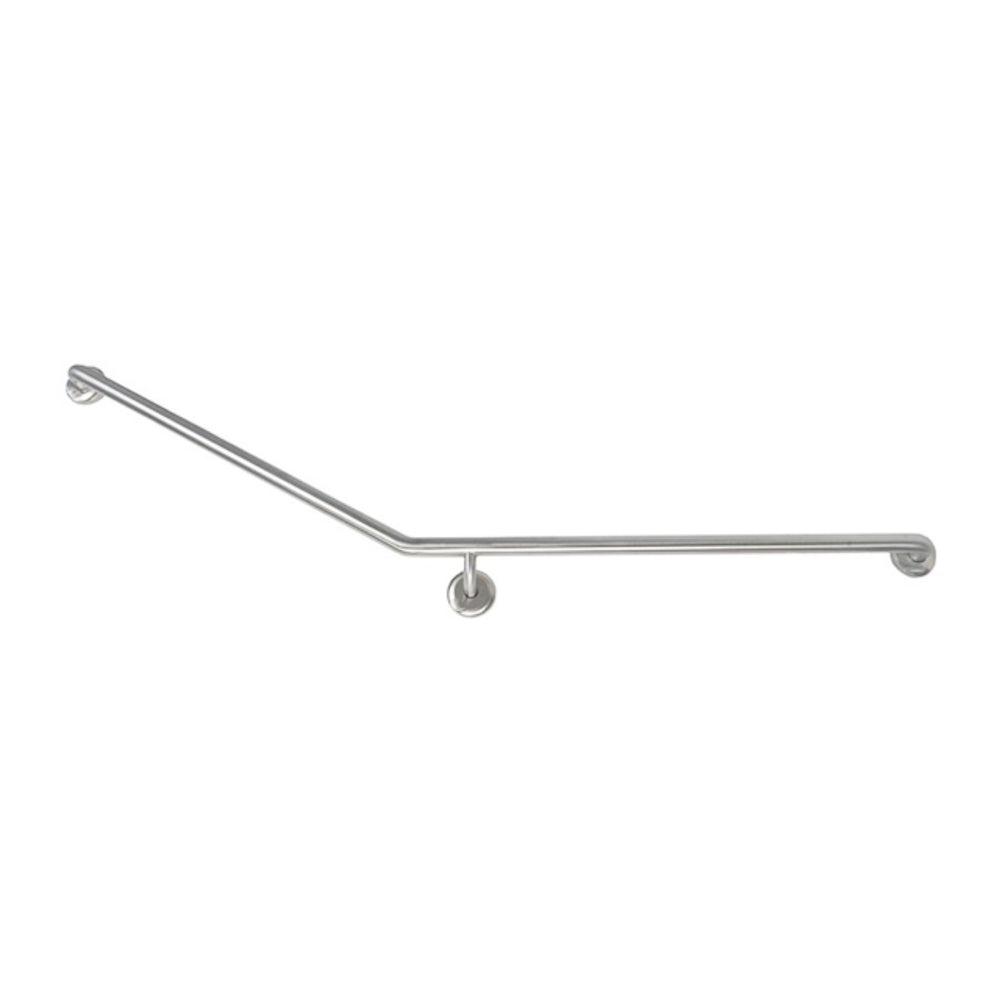 JOHNSON SUISSE ANGLED GRAB RAIL 850MM STAINLESS STEEL (AVAILABLE IN LEFT AND RIGHT HAND RAIL)