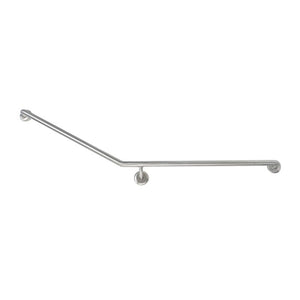 JOHNSON SUISSE ANGLED GRAB RAIL 850MM STAINLESS STEEL (AVAILABLE IN LEFT AND RIGHT HAND RAIL)