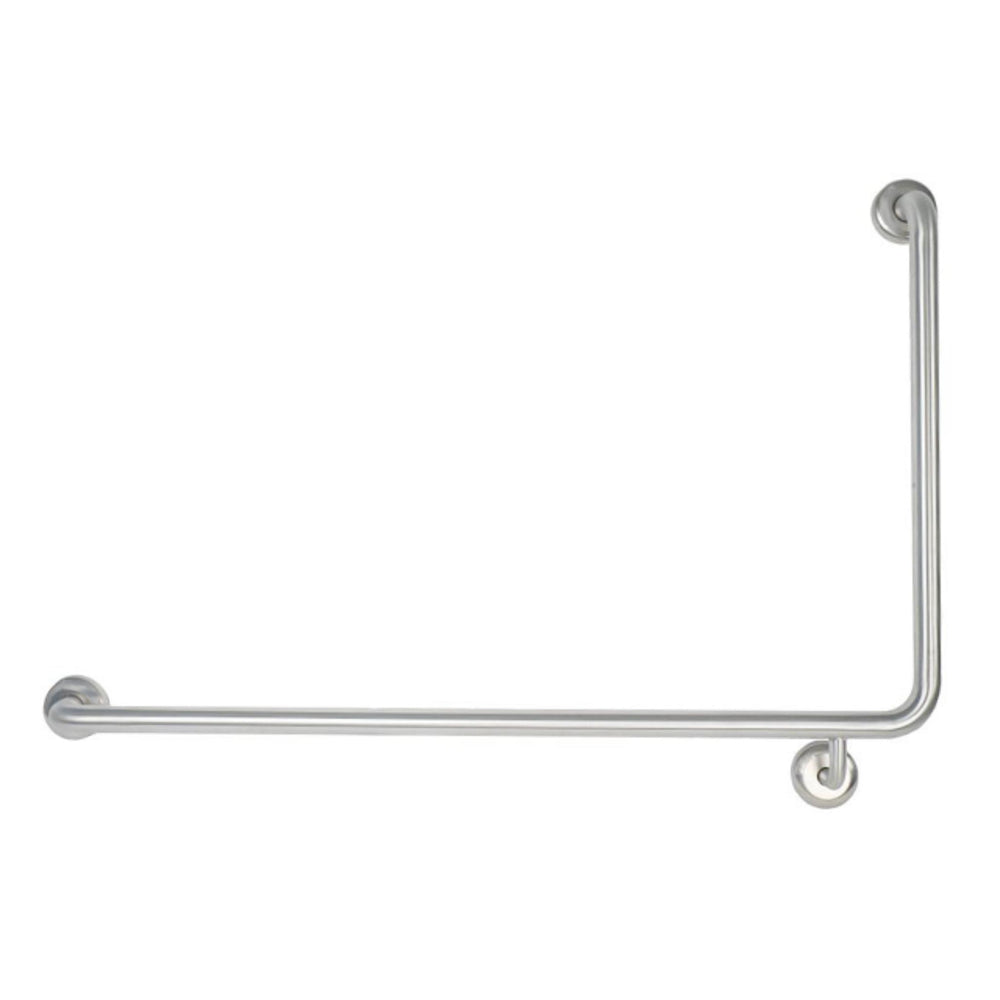 JOHNSON SUISSE ANGLED 90 DEGREE GRAB RAIL 950MM STAINLESS STEEL (AVAILABLE IN LEFT AND RIGHT HAND RAIL)