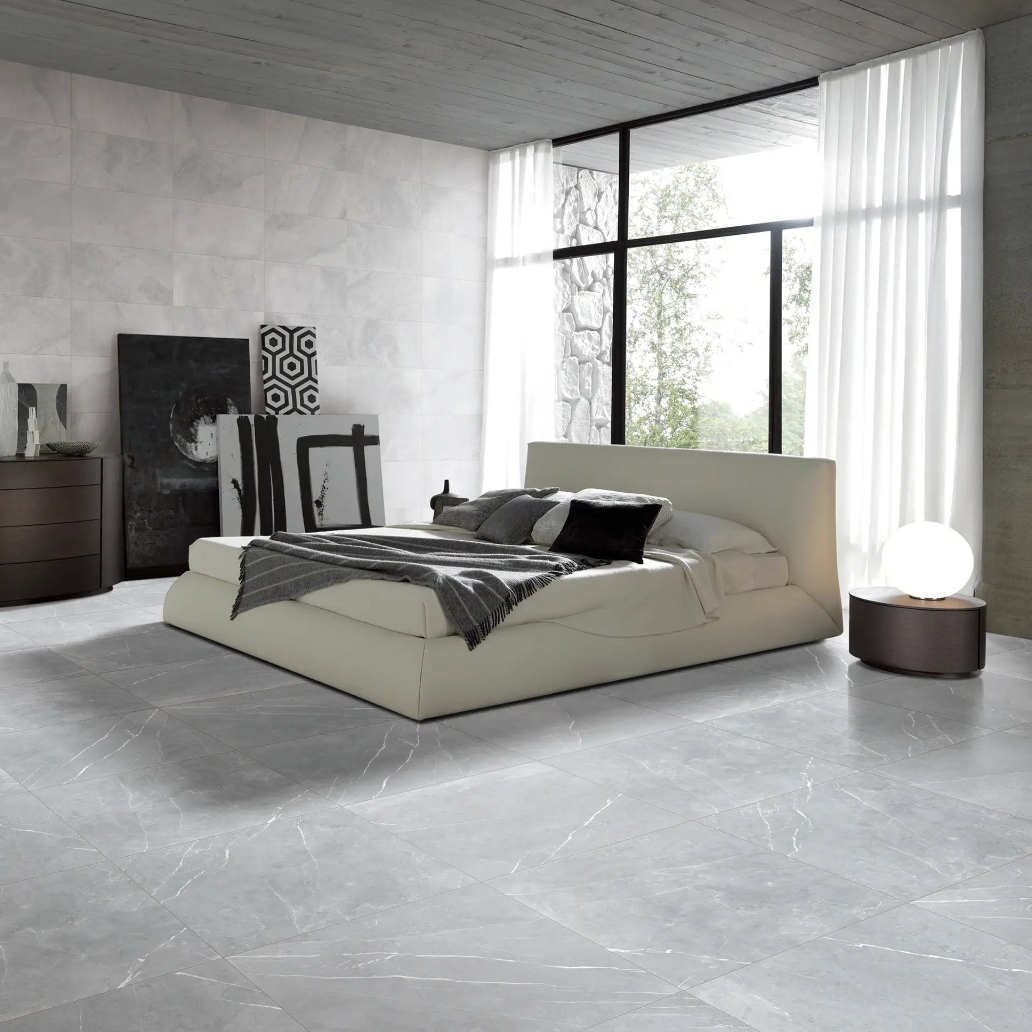 ELITE BRACCA BIANCO LAPPATO 600X600MM SQUARE TILE (PER BOX)