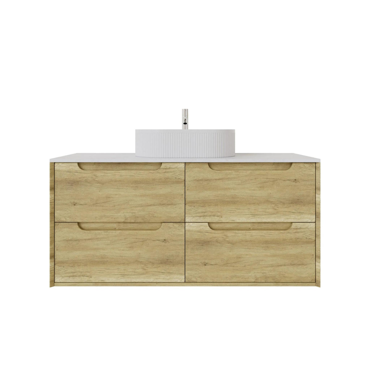 VITO BROOKLYN ASHWOOD 1200MM SINGLE BOWL WALL HUNG VANITY