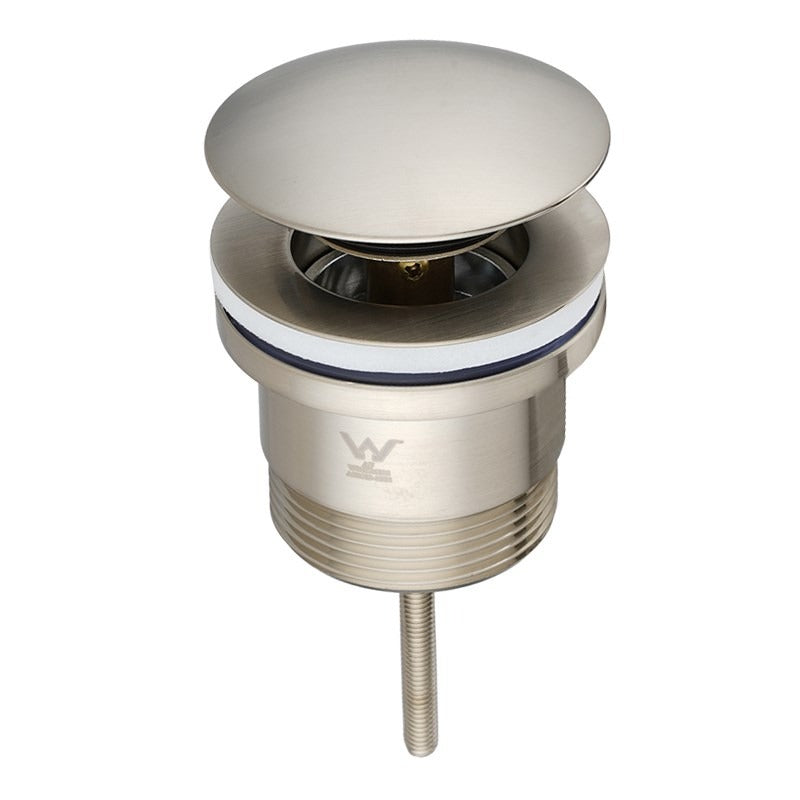 AQUAPERLA UNIVERSAL POP UP WASTE BRUSHED NICKEL