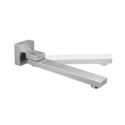 AQUAPERLA BATH SPOUT 259MM BRUSHED NICKEL
