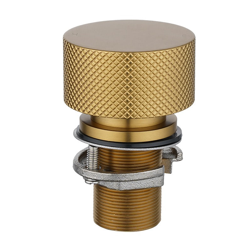 AQUAPERLA MOON SWIVEL BASIN MIXER 360MM BRUSHED BRASS