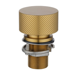 AQUAPERLA MOON SWIVEL BASIN MIXER 360MM BRUSHED BRASS