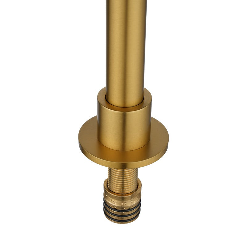 AQUAPERLA MOON SWIVEL BASIN MIXER 360MM BRUSHED BRASS