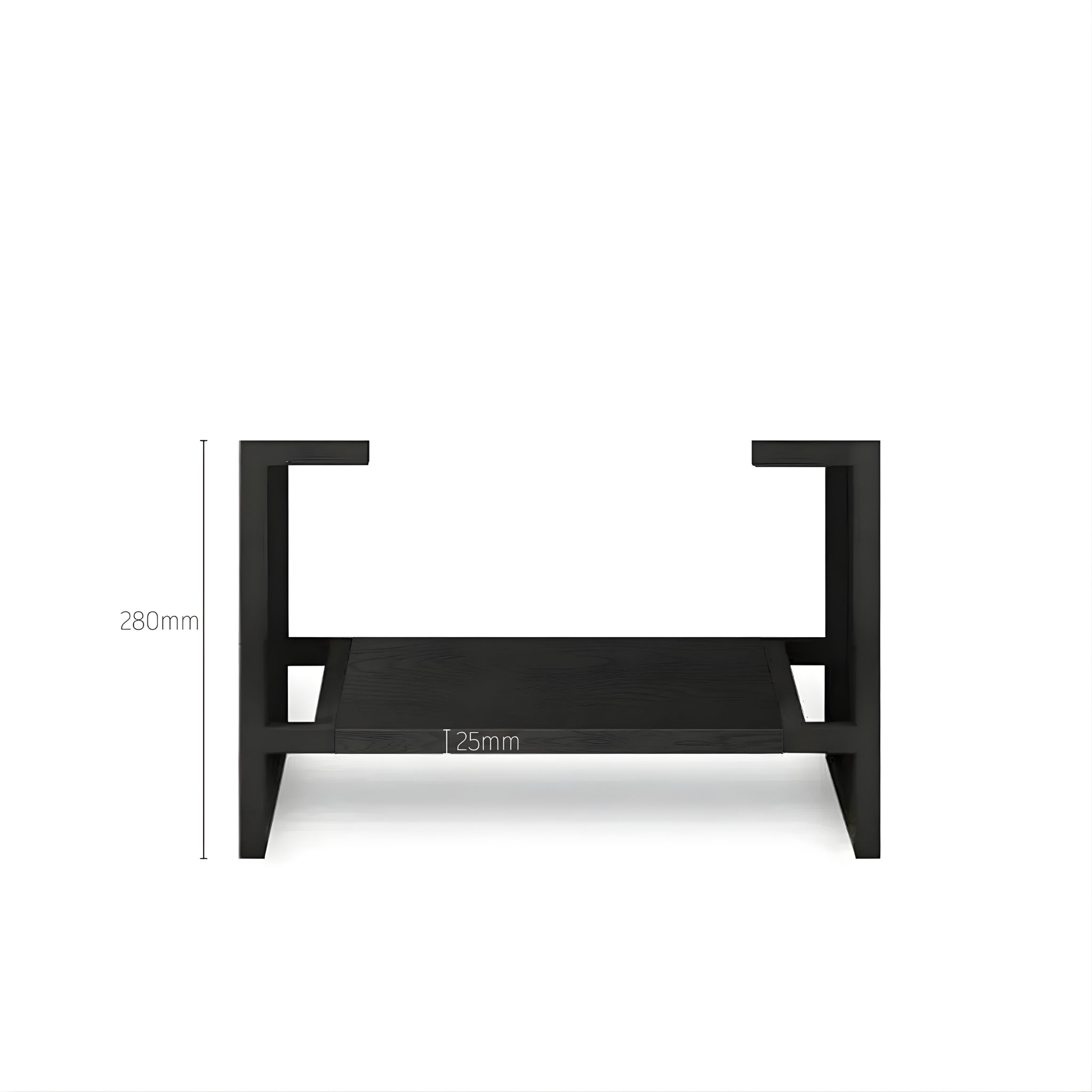 OTTI BYRON BLACK OAK 900MM SINGLE BOWL FLOOR STANDING VANITY