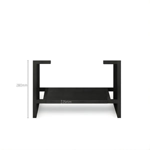 OTTI BYRON BLACK OAK 900MM SINGLE BOWL FLOOR STANDING VANITY