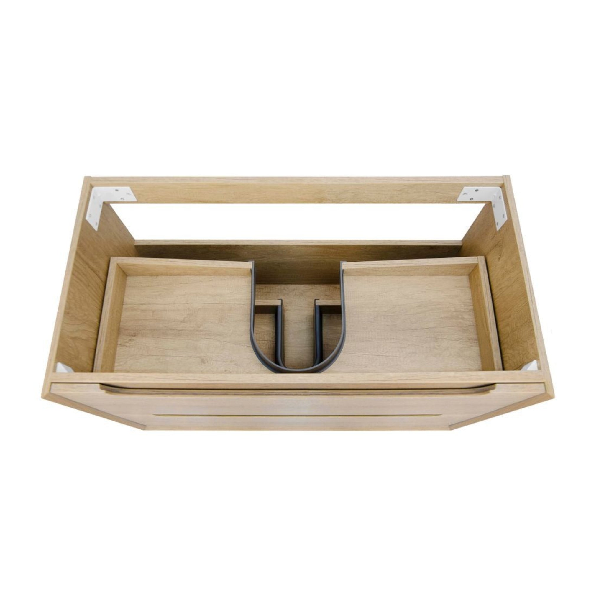 OTTI BYRON NATURAL OAK 900MM SINGLE BOWL WALL HUNG VANITY