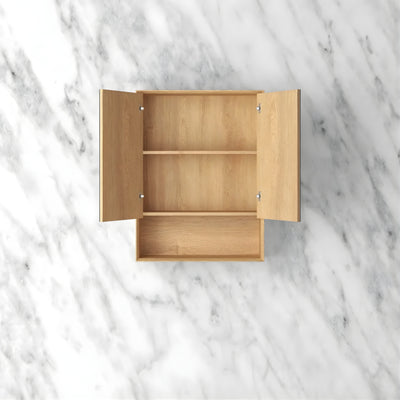 OTTI BYRON WOODLAND OAK MIRROR SHAVING CABINET 600X800MM