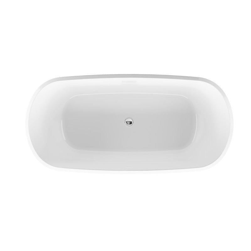 BELBAGNO BADEN FREESTANDING BATHTUB GLOSS WHITE (AVAILABLE IN 1500MM AND 1700MM)