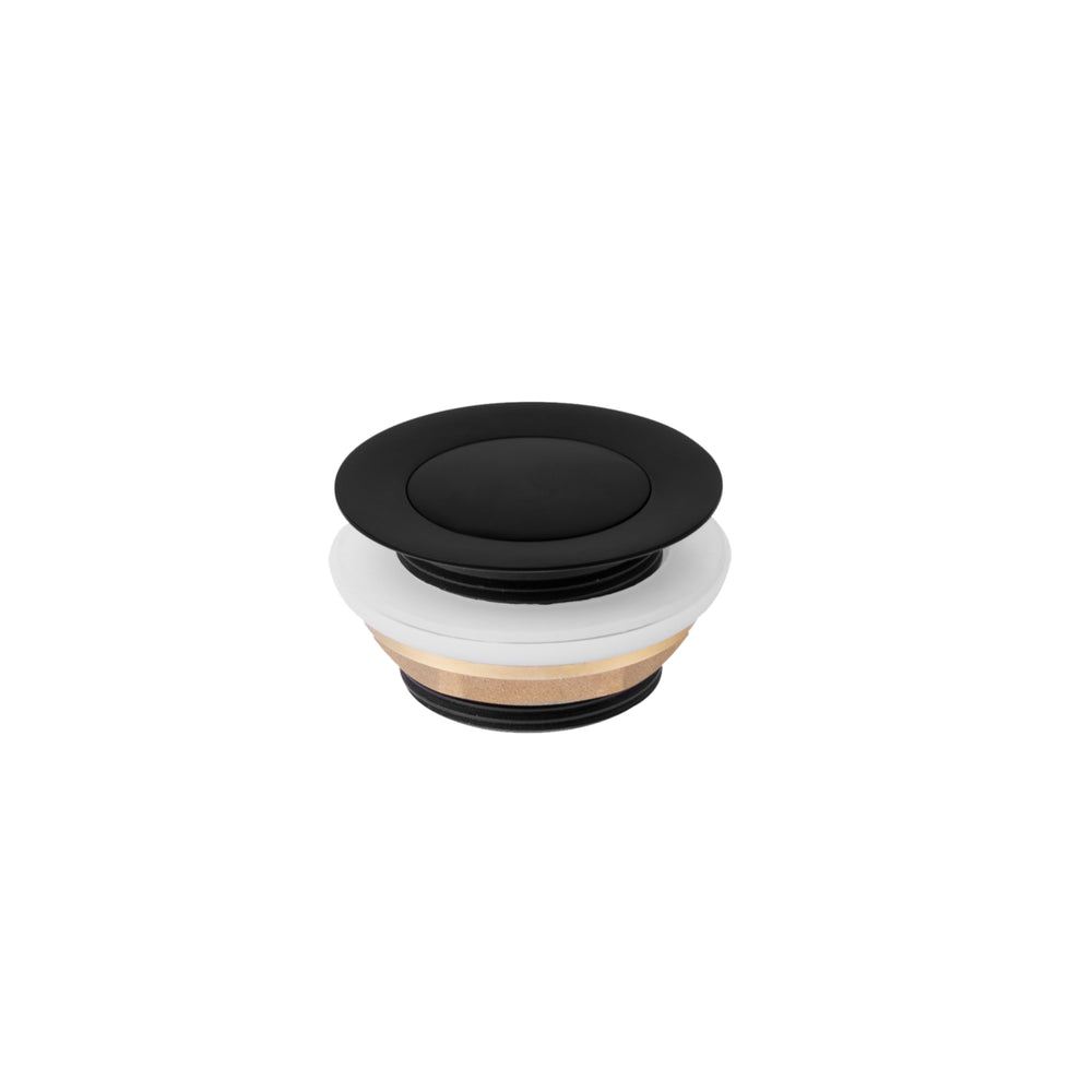 OLIVERI POP UP BATH WASTE 40MM BRUSHED BLACK