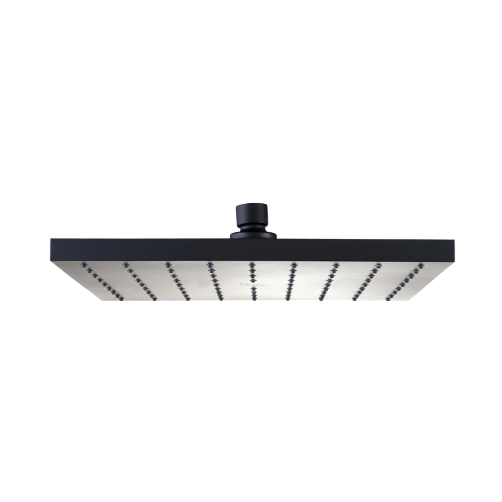 OLIVERI MONACO SHOWER ROSE 250MM MATTE BLACK