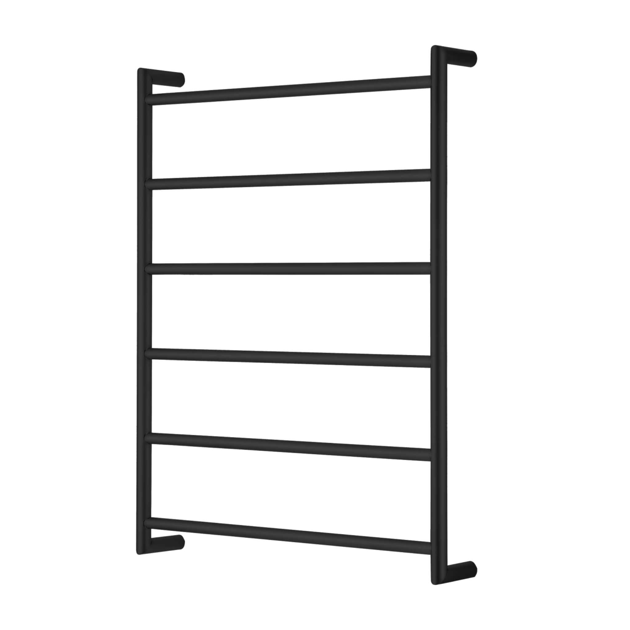 OLIVERI VENICE STAINLESS STEEL HEATED TOWEL LADDER MATTE BLACK 800MM