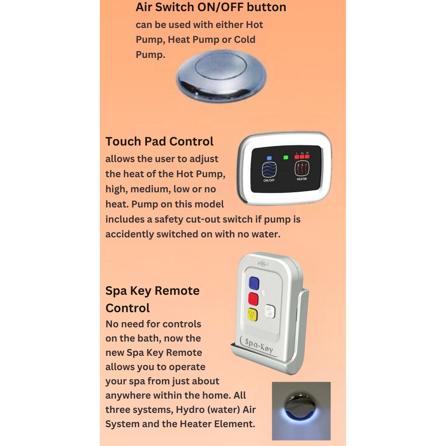 BROADWAY ALHAMBRA CORNER SPA BATHTUB WHITE 1490MM WITH JET