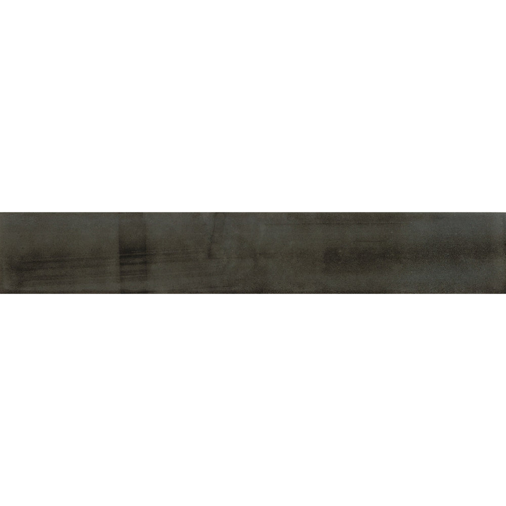 EVERSTONE BRUSH MOKA GLOSSY 370X61MM RECTANGLE TILE (PER BOX)