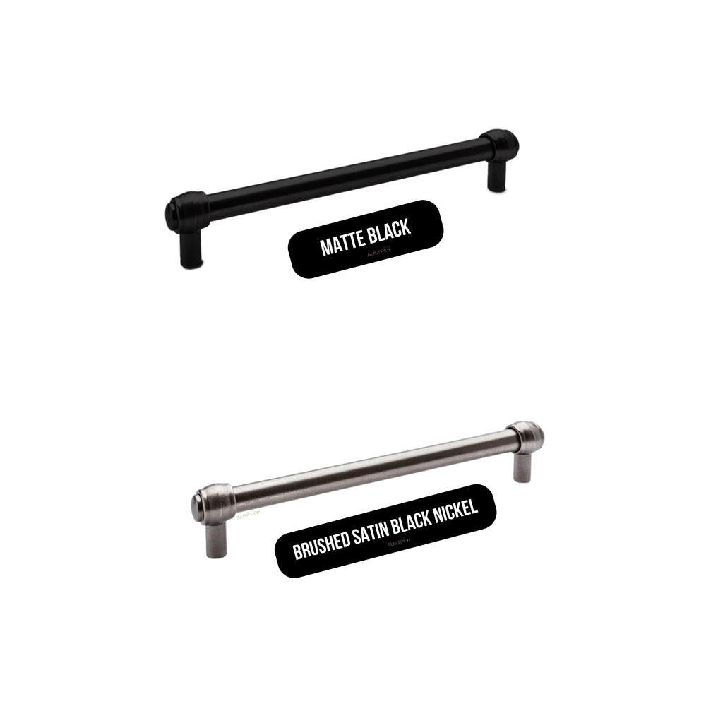MODULR PROVINCIAL HANDLE MATTE BLACK (AVAILABLE IN 128MM, 160MM, 224MM AND 320MM)