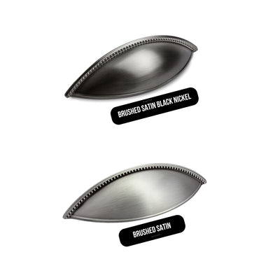 MODULR PROVINCIAL HANDLE 96MM BRUSHED SATIN ANTIQUE TIN