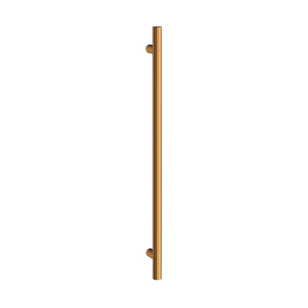 FELTON ATLAS POLE TOWEL WARMER 12VDC HEATED TOWEL RAIL 900MM BRUSHED BRONZE