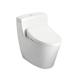 TOTO ONE-PIECE TOILET SUITE AND S7 WASHLET W/ REMOTE AND AUTOLID PACKAGE ELONGATED GLOSS WHITE