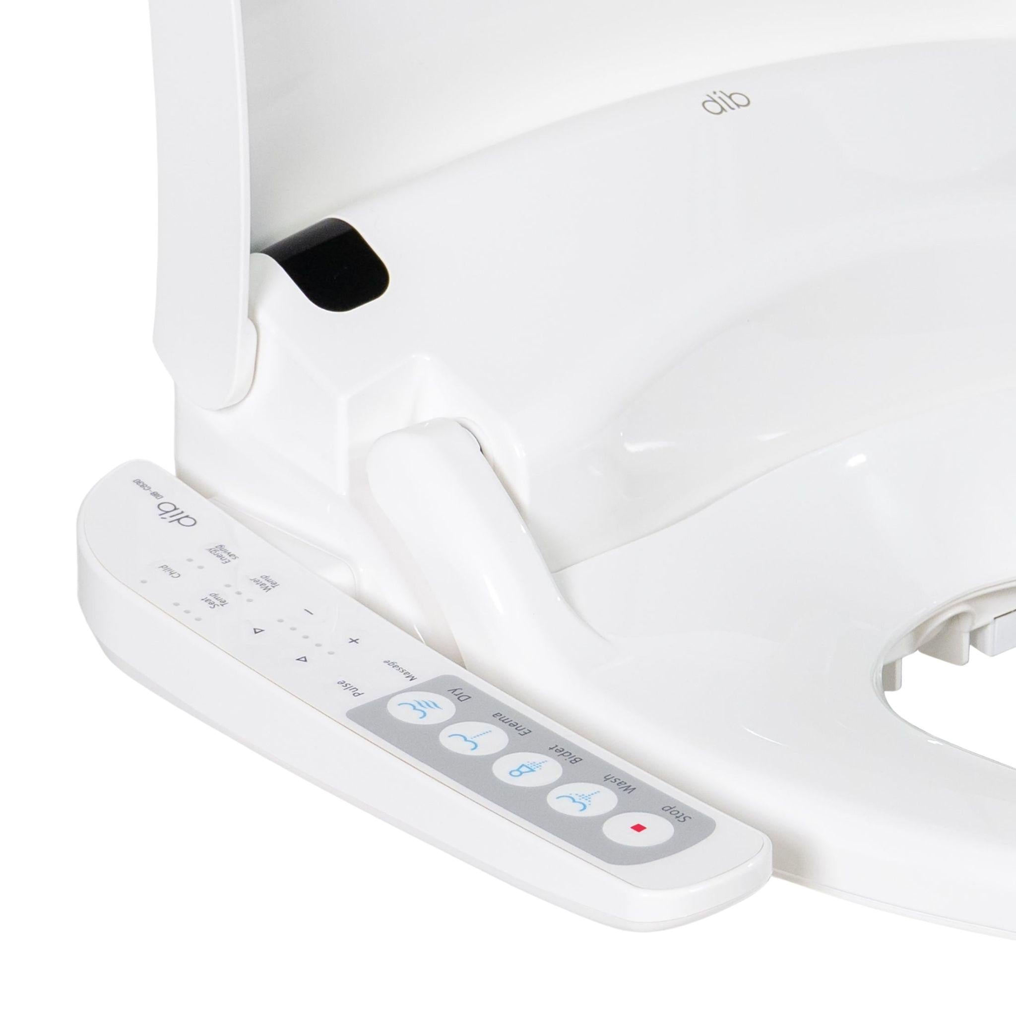 DIB ELECTRIC BIDET WITH SIDE CONTROL GLOSS WHITE