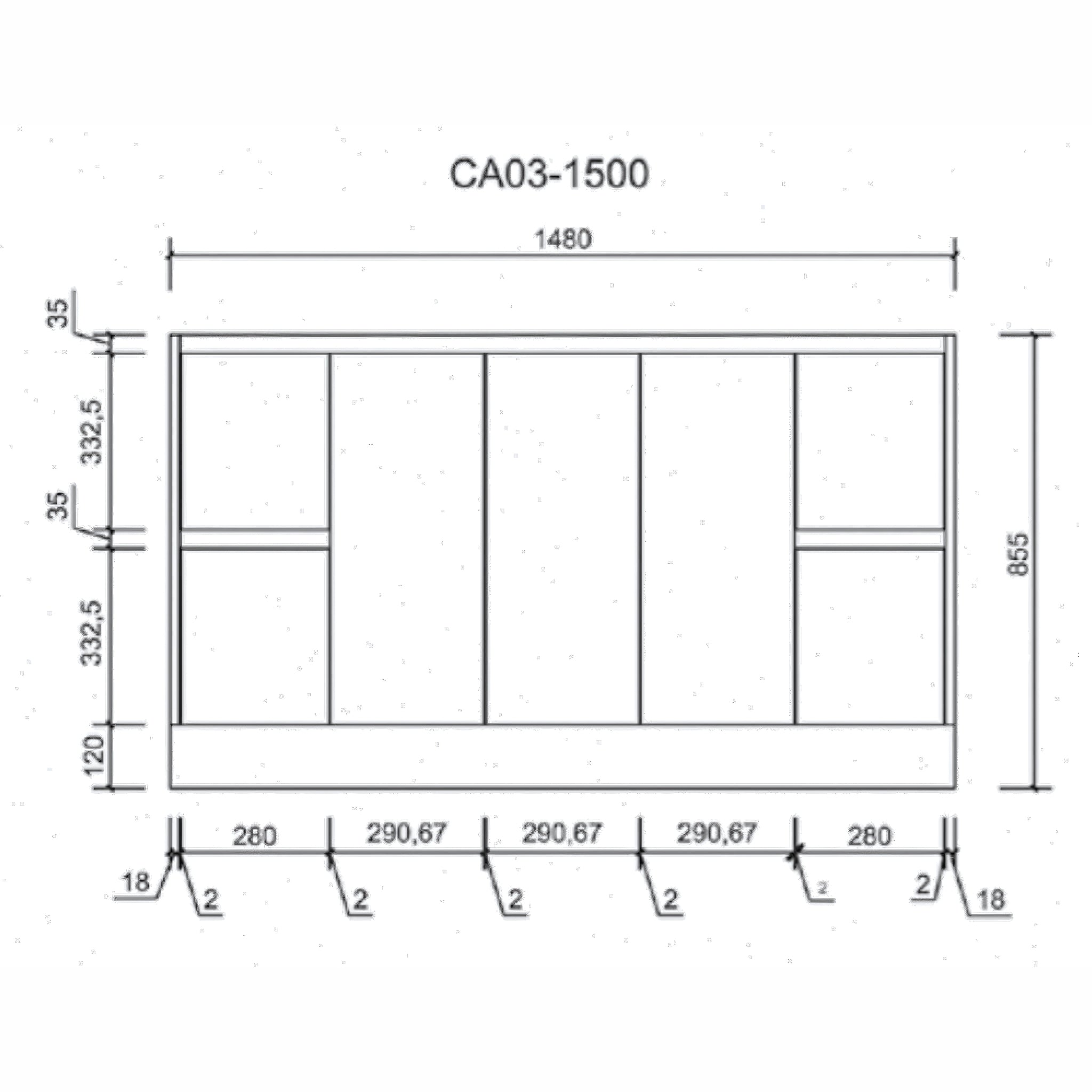 AULIC ALICE MATTE WHITE 1500MM SINGLE BOWL FLOOR STANDING VANITY