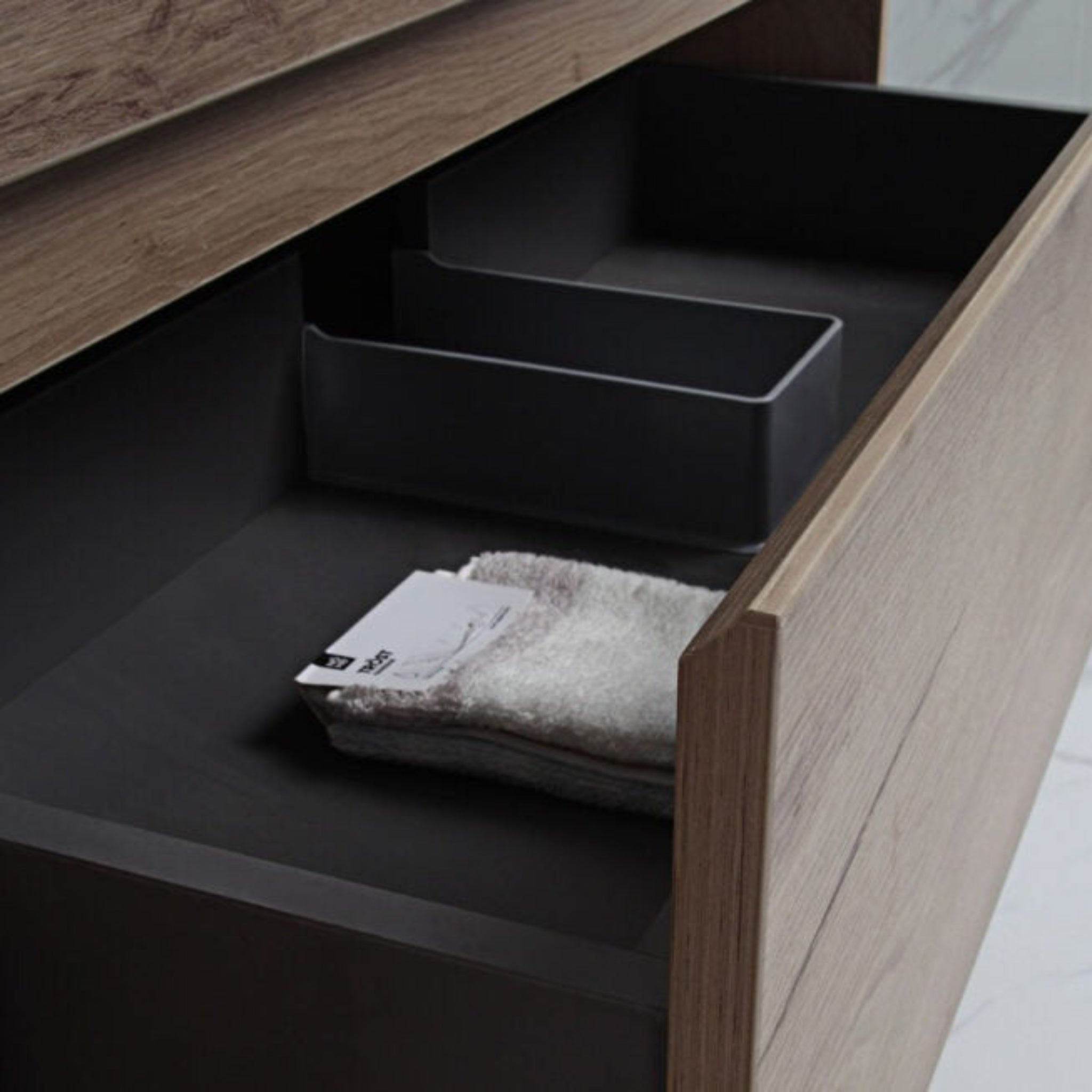 AULIC MAX WHITE OAK 1200MM SINGLE BOWL FLOOR STANDING VANITY