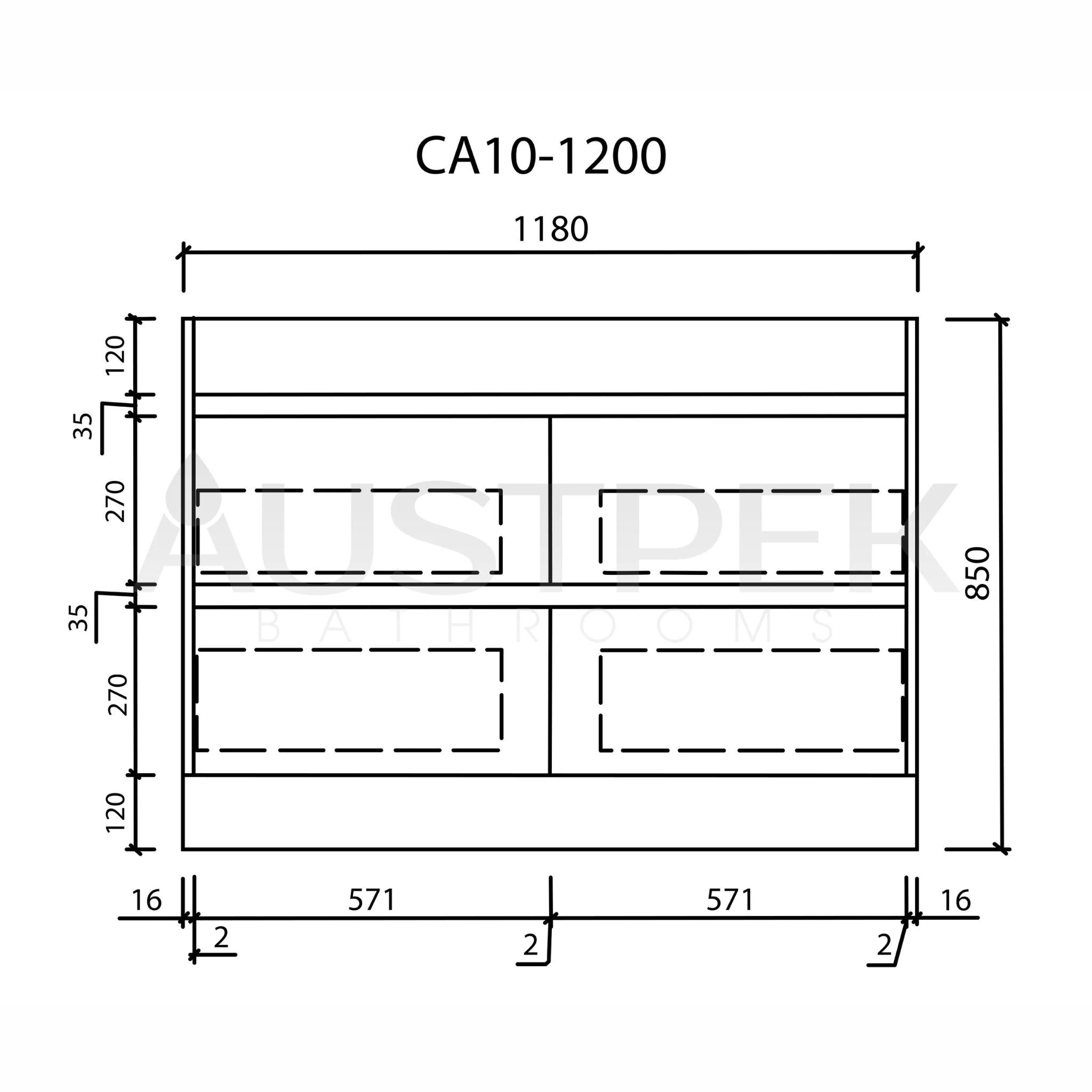 AULIC MAX WHITE OAK 1200MM SINGLE BOWL FLOOR STANDING VANITY