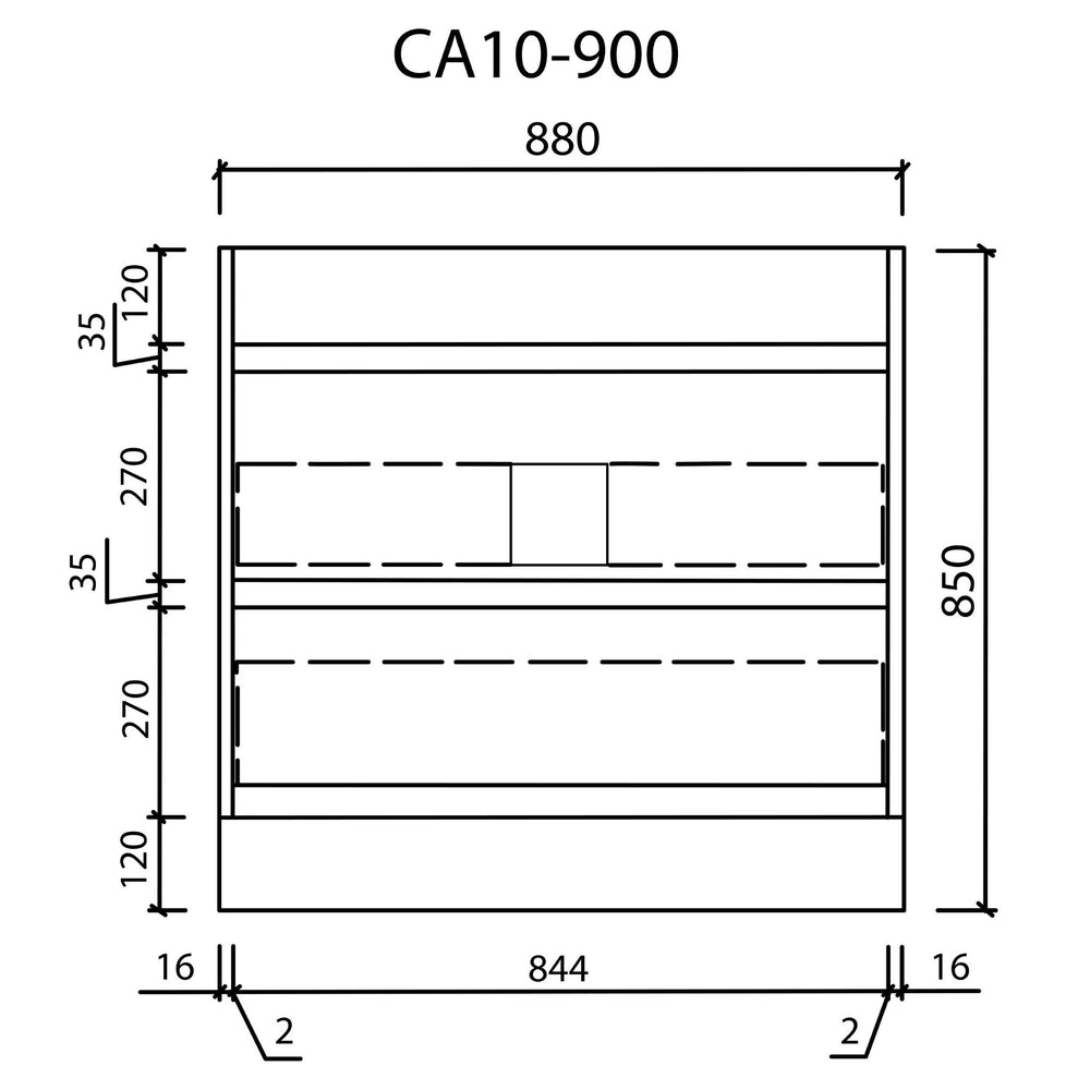 AULIC MAX WHITE OAK 900MM SINGLE BOWL FLOOR STANDING VANITY