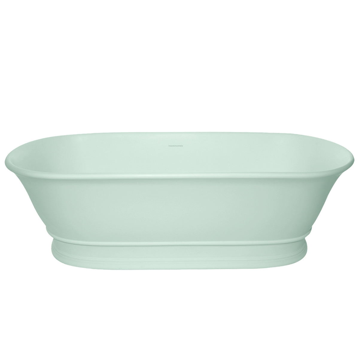 TURNER HASTINGS CAMBRIDGE TITANCAST FREESTANDING NON OVERFLOW BATHTUB FROSTY MINT (AVAILABLE IN 1560MM AND 1740MM)