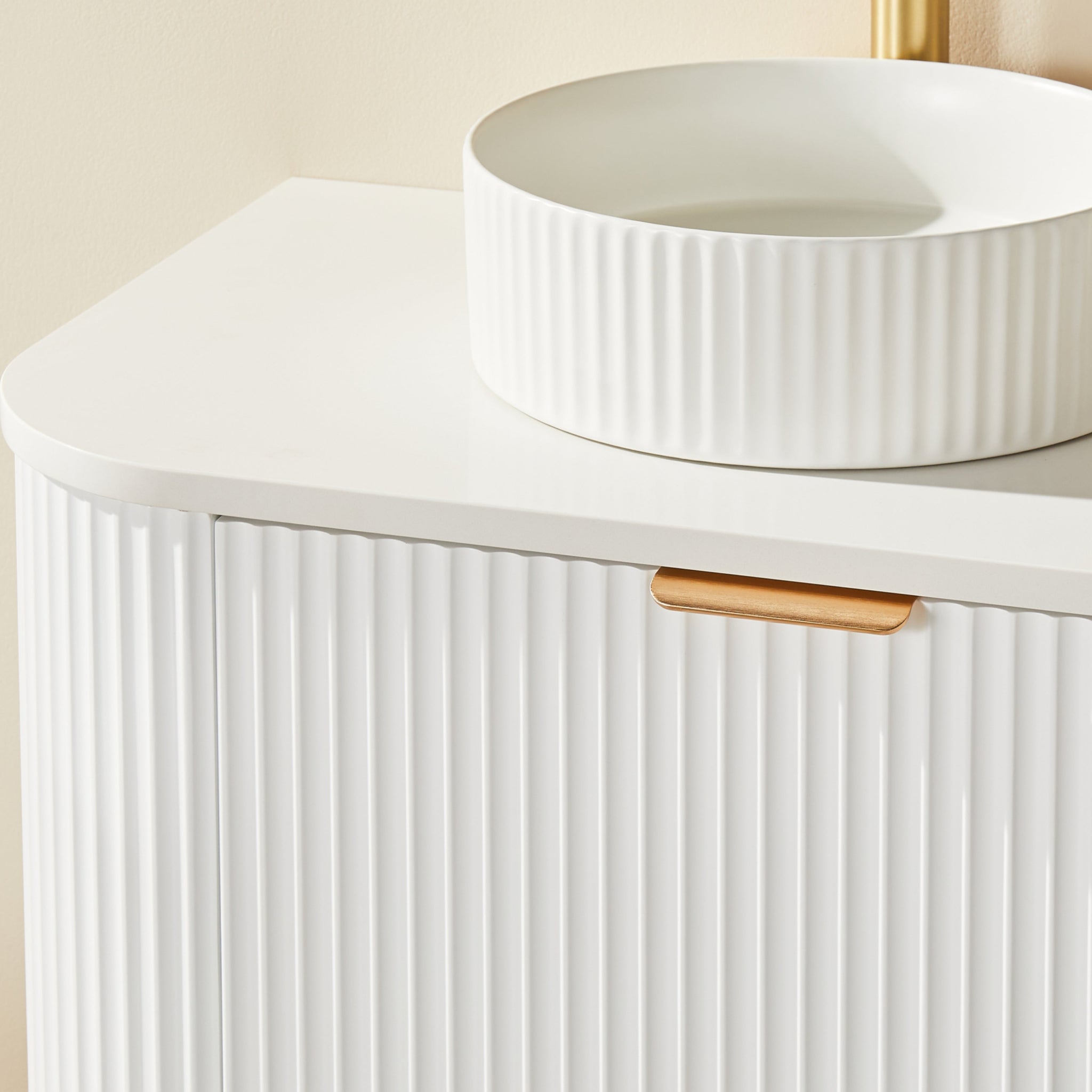 CETO AVALON MATTE WHITE 1800MM DOUBLE BOWL WALL HUNG VANITY