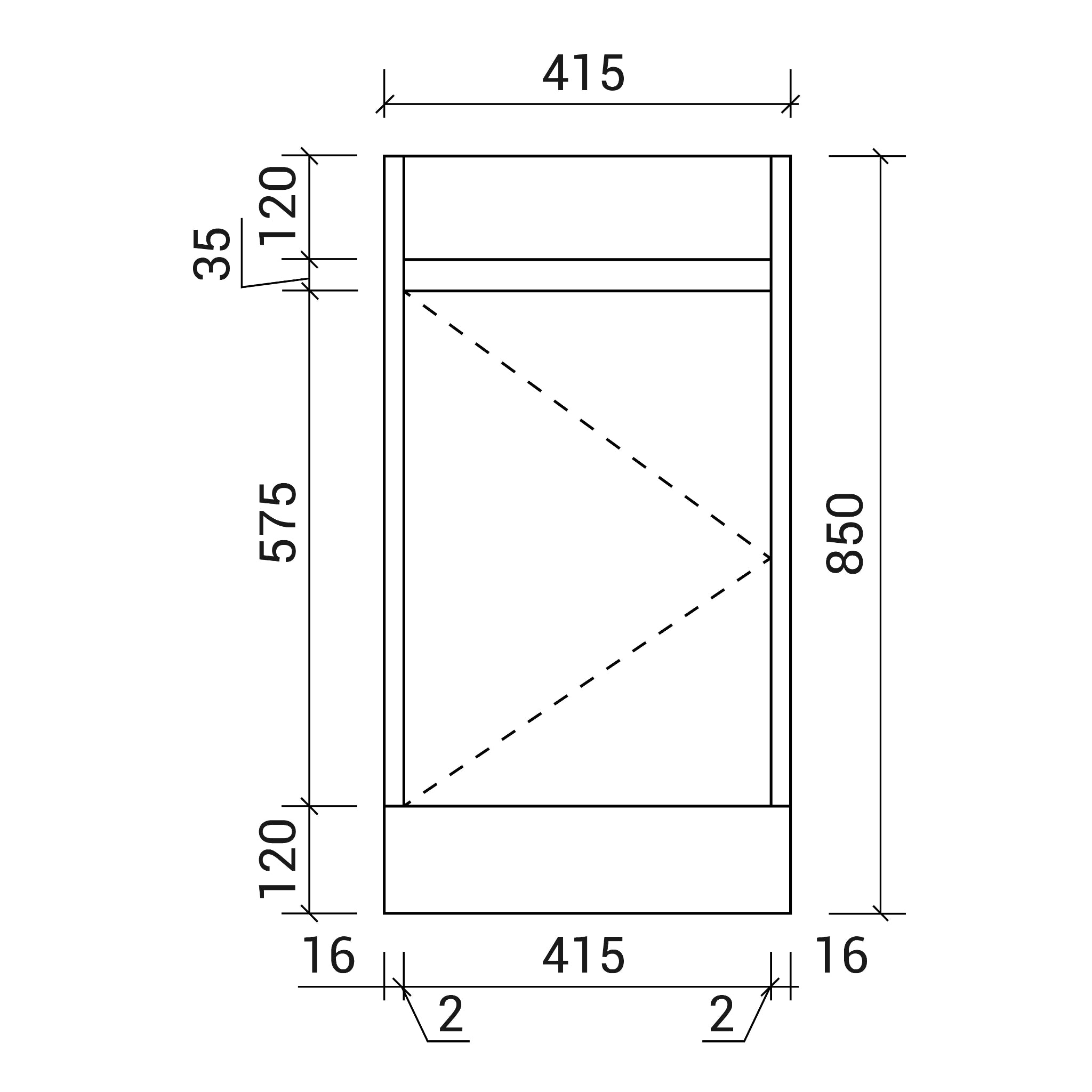 AULIC REVIT WHITE OAK 450MM SINGLE BOWL FREE STANDING VANITY