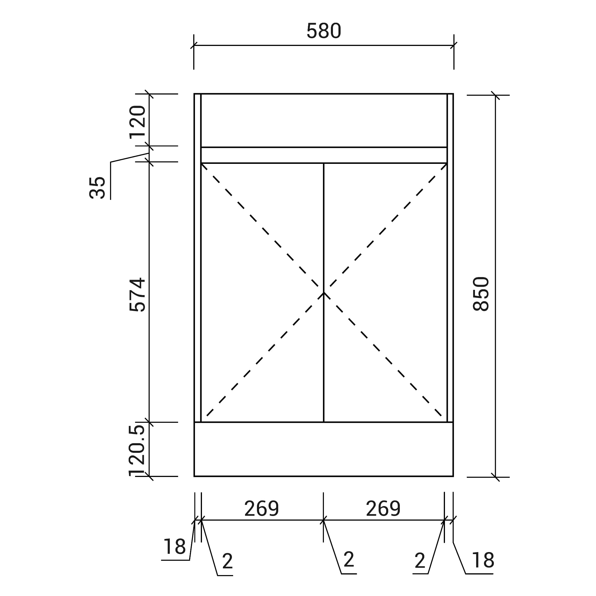 AULIC MAYA WHITE 600MM SINGLE BOWL SPACE SAVING FREE STANDING VANITY
