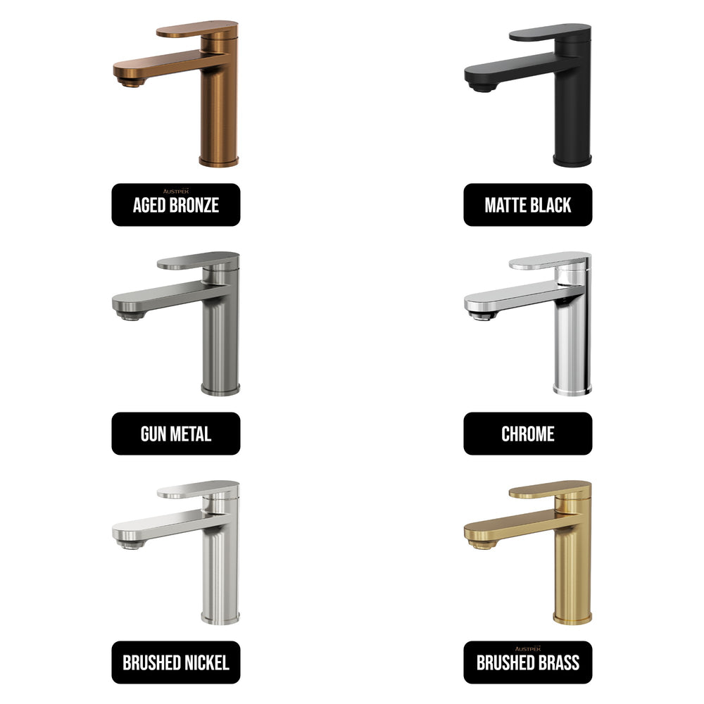 LINSOL CAPO BASIN MIXER 160MM AGED BRONZE