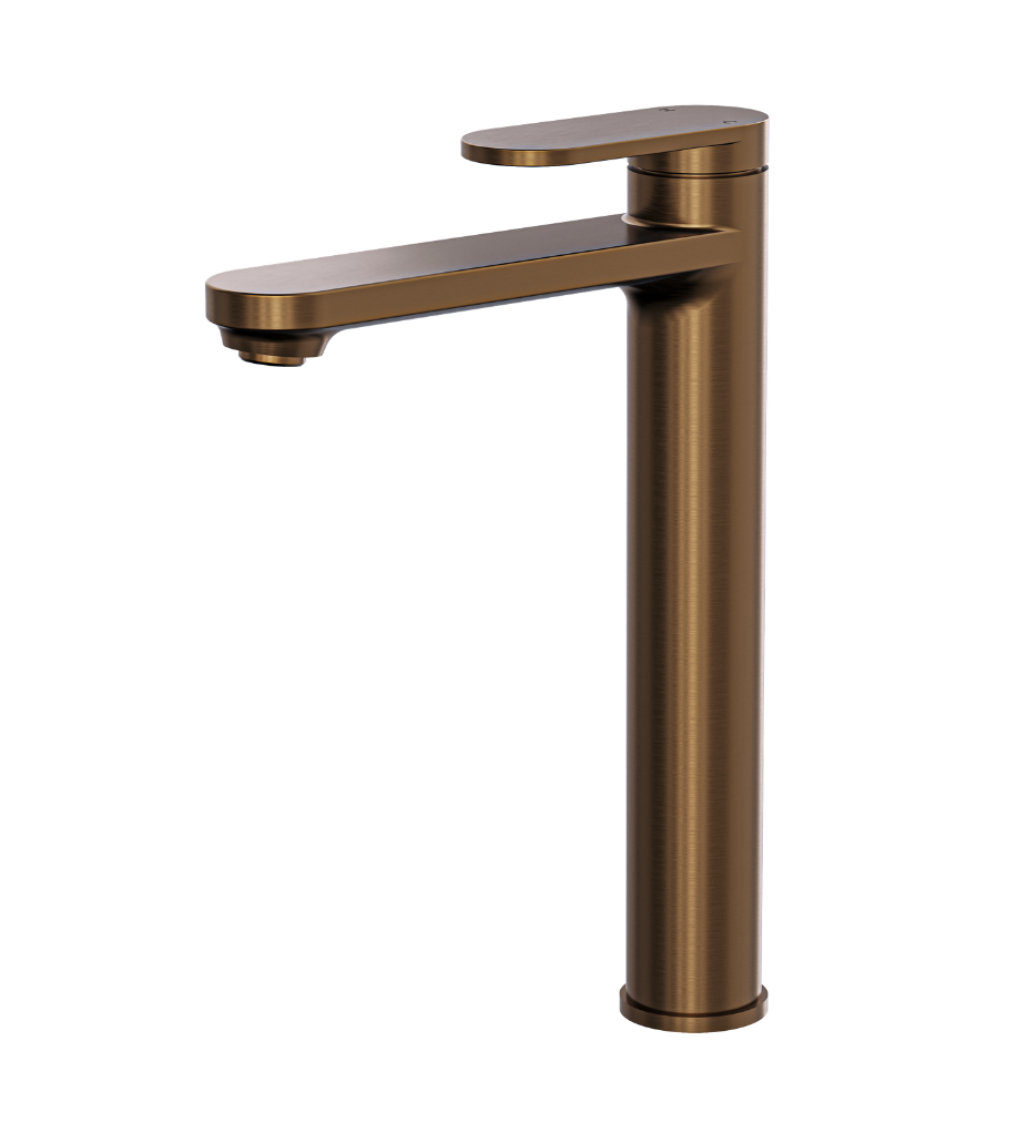 Linsol Capo Tall Basin Mixer 278mm Aged Bronze