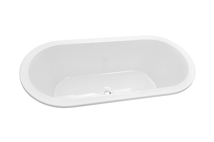DECINA CAVAL ISLAND BATH GLOSS WHITE 1790MM