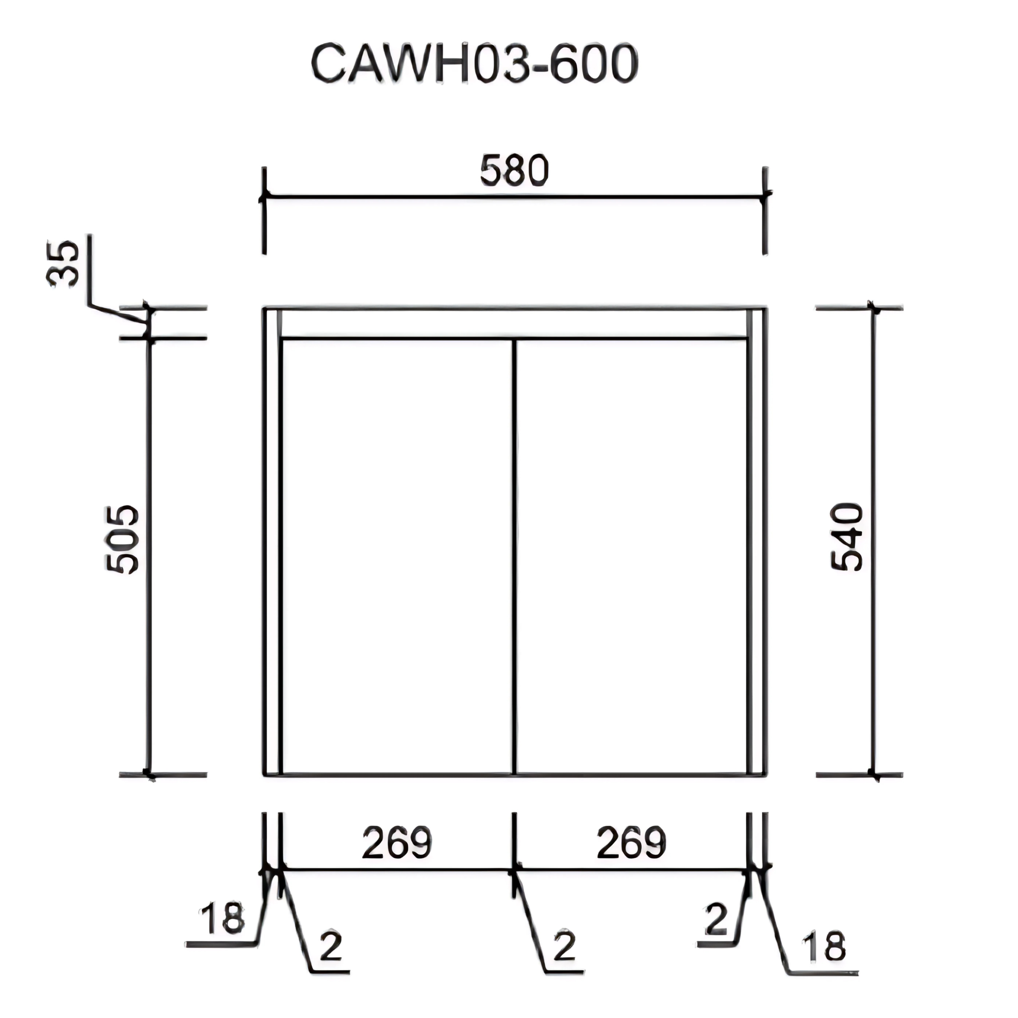 AULIC ALICE MATTE WHITE 600MM SINGLE BOWL WALL HUNG VANITY