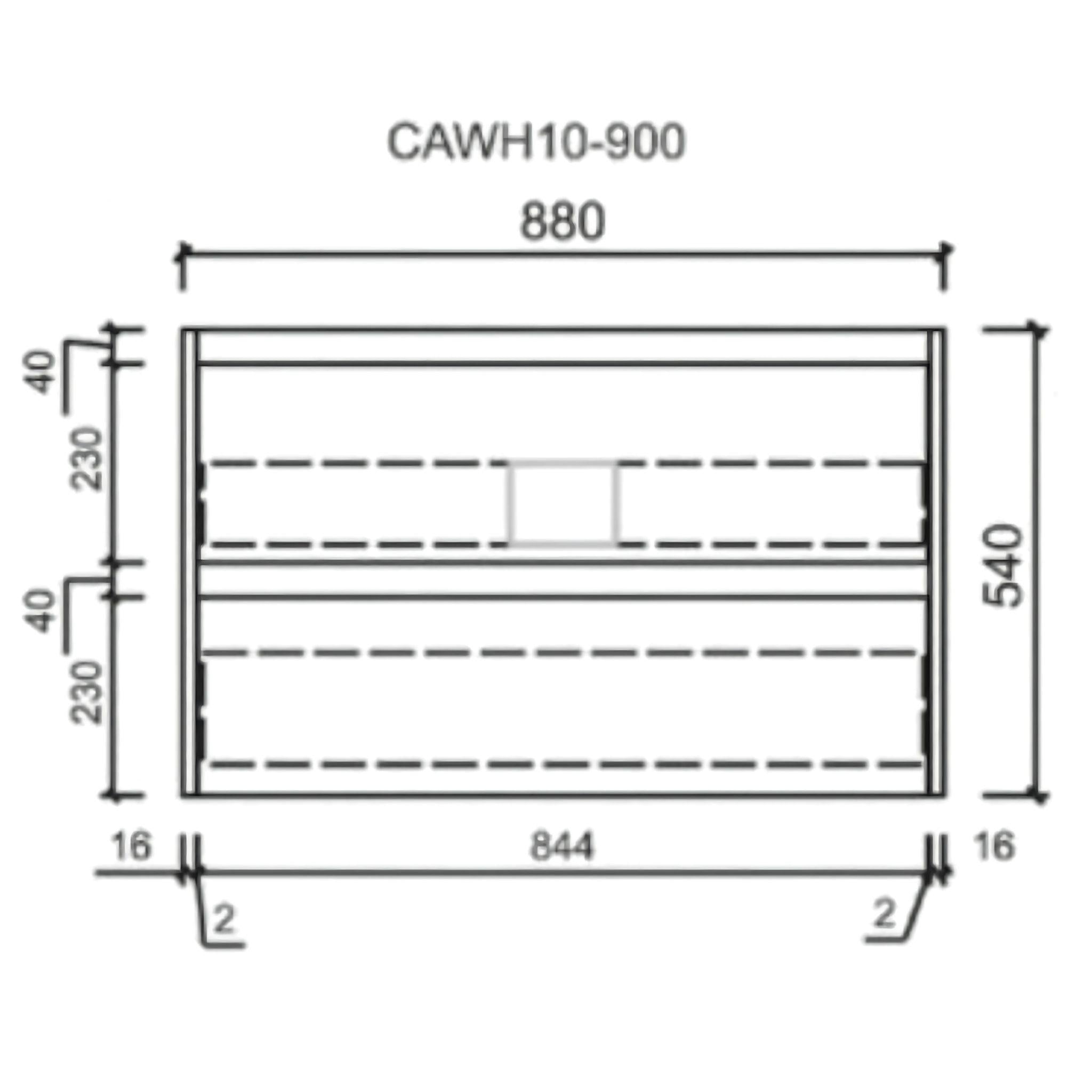 AULIC MAX WHITE OAK 900MM SINGLE BOWL WALL HUNG VANITY