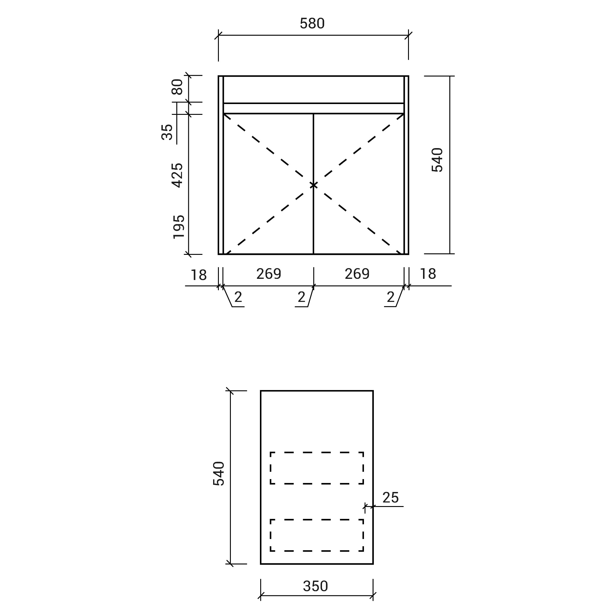 AULIC MAYA WHITE 600MM SPACE SAVING SINGLE BOWL WALL HUNG VANITY