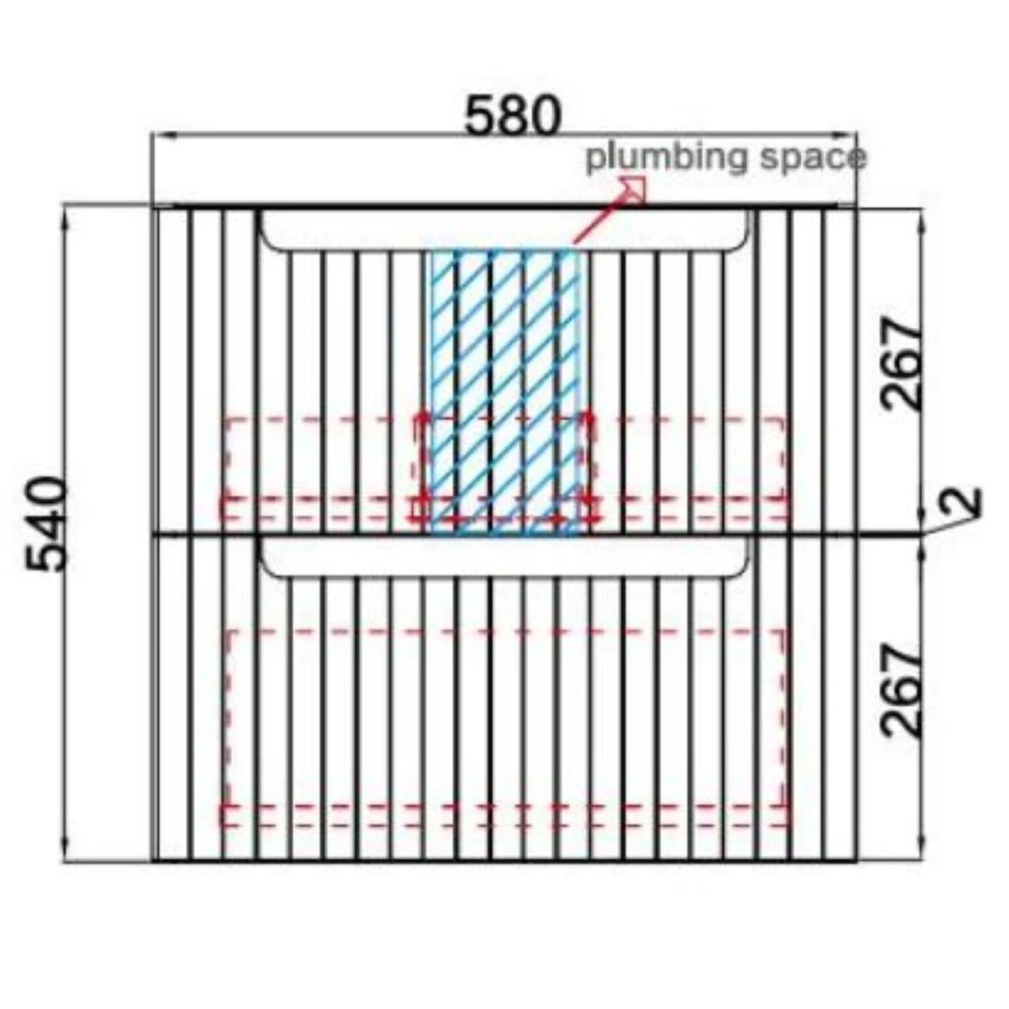 AULIC TUSCANA WOOD GRAIN 600MM SINGLE BOWL WALL HUNG VANITY