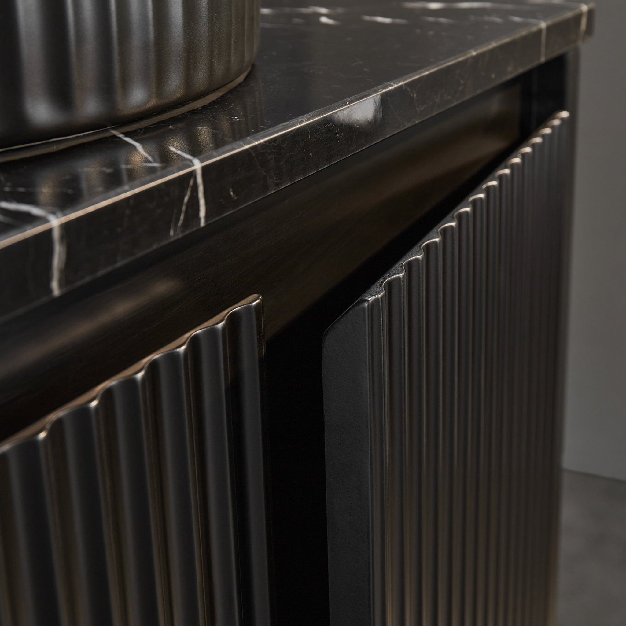 CETO BRINDABELLA MATTE BLACK 600MM SINGLE BOWL WALL HUNG VANITY