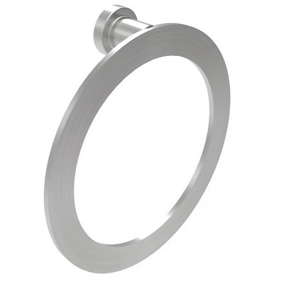 GARETH ASHTON PREMIUM TOWEL RING BRUSHED NICKEL