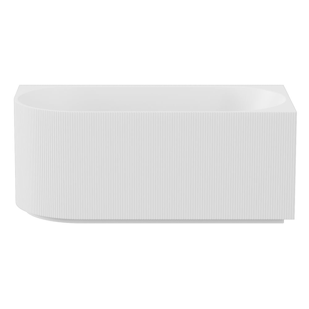 CETO CAPRI FREESTANDING RIGHT CORNER BATHTUB MATTE WHITE (AVAILABLE IN 1500MM AND 1700MM)
