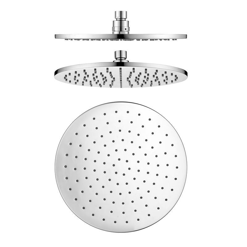 AQUAPERLA ROUND SHOWER HEAD 250MM CHROME