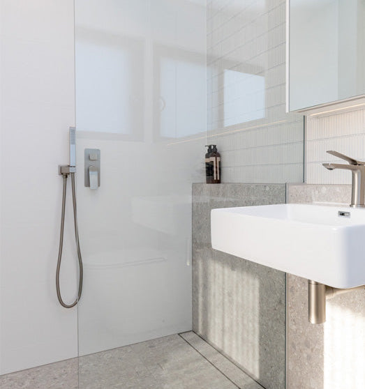 NORICO VOG WALL MIXER WITH DIVERTER 205MM CHROME