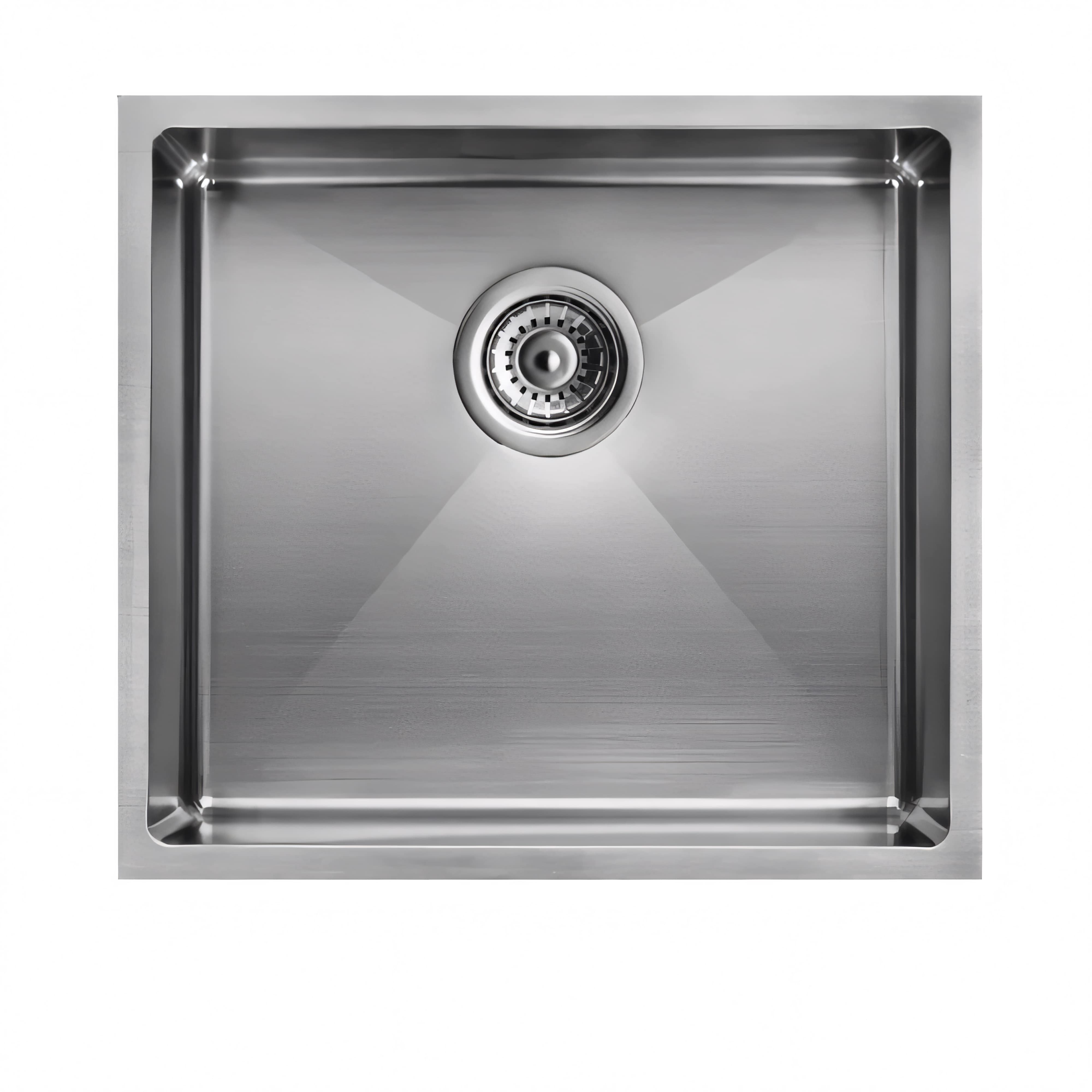 AQUAPERLA T304 HANDMADE SINGLE BOWL KITCHEN SINK STAINLESS STEEL 440MM