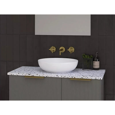 TIMBERLINE CHASE ABOVE COUNTER BASIN MATTE WHITE 400MM