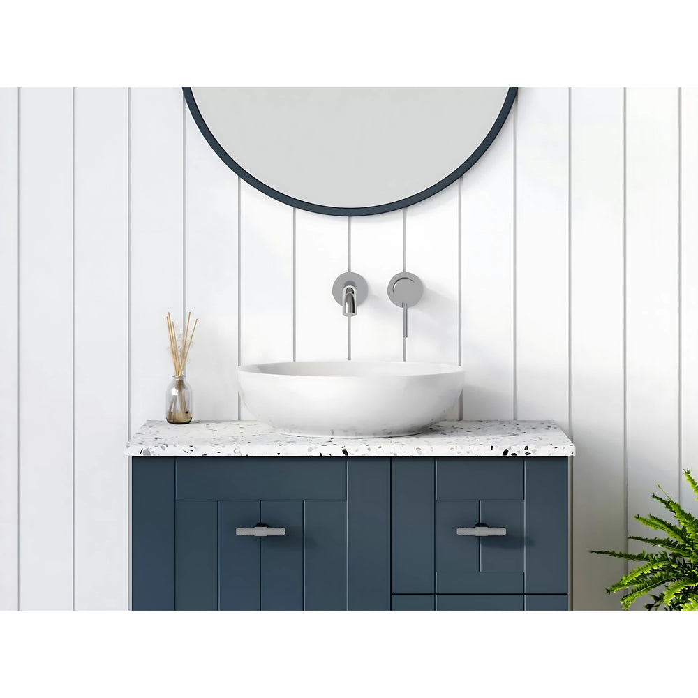 TIMBERLINE CHASE ABOVE COUNTER BASIN MATTE WHITE 400MM