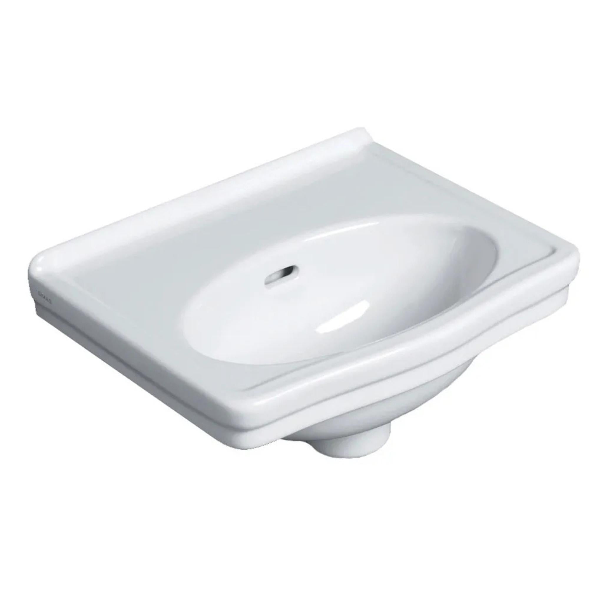 TURNER HASTINGS CLAREMONT WALL HUNG BASIN GLOSS WHITE 380MM
